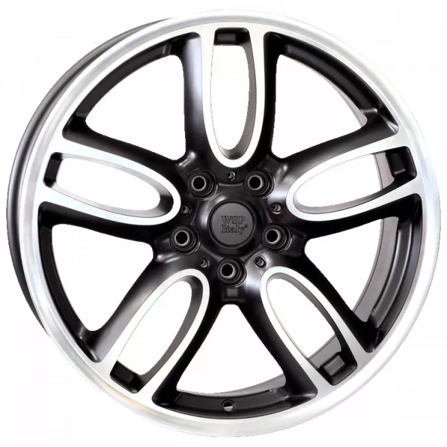 WSP ITALY W1654 AMSTEL (R19 7.5 5X120 52 72,6) DULL BLACK POLISHED WSP ITALY W1654 AMSTEL (R19 7.5 5X120 52 72,6) DULL BLACK POLISHED