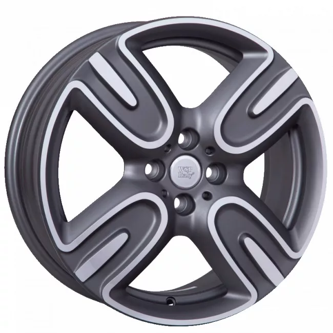 WSP ITALY W1655 TROIA (R17 7 4X100 48 56,1) MATT GUN METAL POLISHED WSP ITALY W1655 TROIA (R17 7 4X100 48 56,1) MATT GUN METAL POLISHED