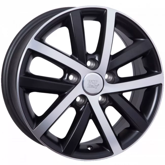 WSP ITALY W460 RHEIA 5x112 50 57,1) GLOSSY BLACK POLISHED