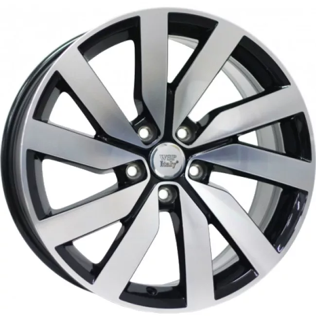 WSP ITALY W468 CHEOPE (R18 8 5x112 44 57,1) GLOSSY BLACK POLISHED