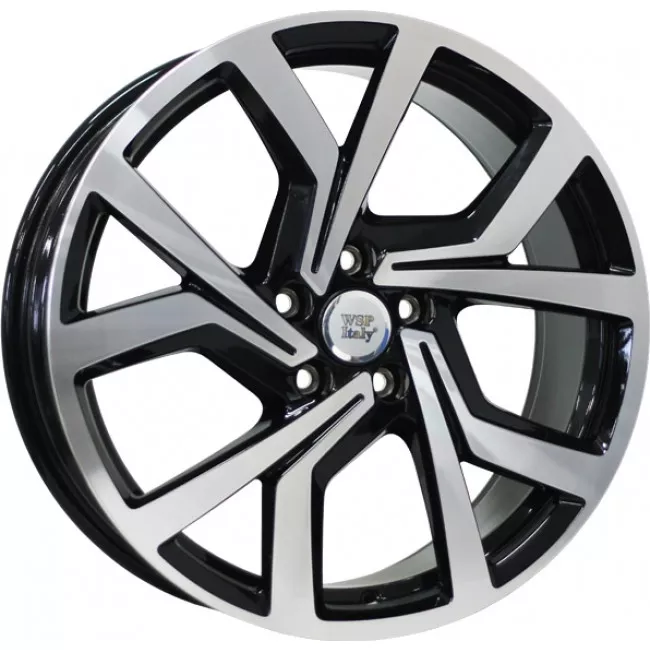WSP ITALY W469 GIZA (R18 7,5 5x100 51 57,1) GLOSSY BLACK POLISHED