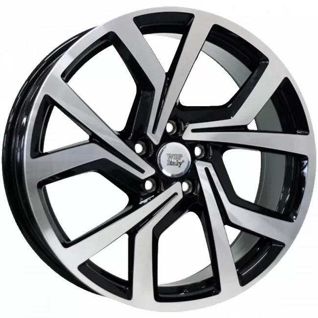 WSP ITALY W469 GIZA (R18 7.5 5X112 51 57,1) GLOSSY BLACK POLISHED