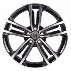 WSP ITALY W471 NAXOS (R18 7.5 5X112 49 57,1) GLOSSY BLACK POLISHED