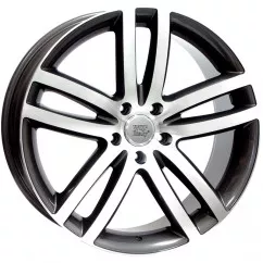 WSP ITALY W551 Q7 WIEN 4.2 (R18 8 5x130 56 71,6) ANTHRACITE POLISHED