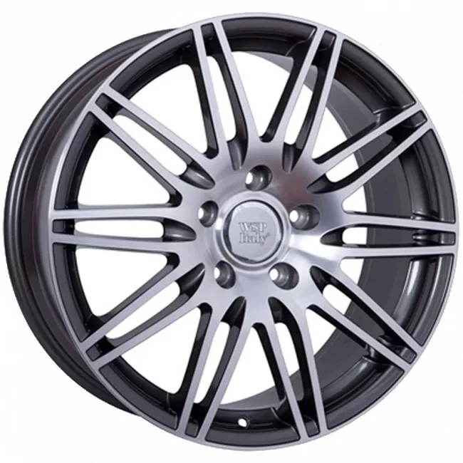 WSP ITALY W555 Q7 ALABAMA (R19 8,5 5x130 62 71,6) ANTHRACITE POLISHED