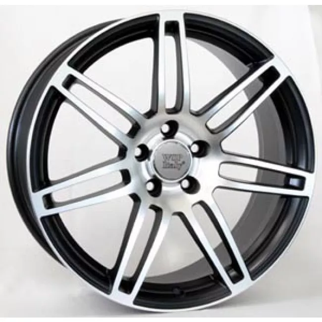 WSP ITALY W557 S8 COSMA TWO (R17 7,5 5x112 28 66,6) BLACK POLISHED