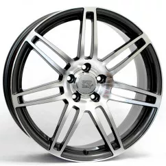 WSP ITALY W557 S8 COSMA TWO (R18 8 5X112 30 66,6) ANTHRACITE POLISHED