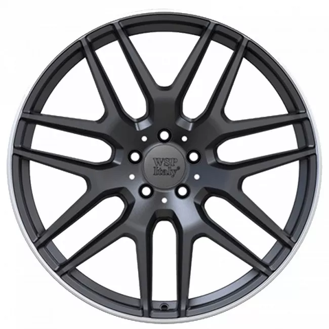 WSP ITALY W778 ERIS (R21 9.5 5X112 30 66,6) DULL BLACK R POLISHED