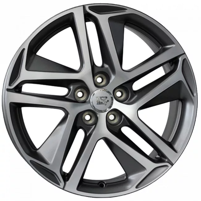 WSP ITALY W855 DUBAI (17 7,5 5x108 47 65,1) MATT GUN METAL POLISHED