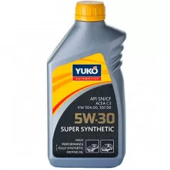 Yuko Моторна олія SUPER SYNTHETIC С3 5W-30 1л (4820070245653)