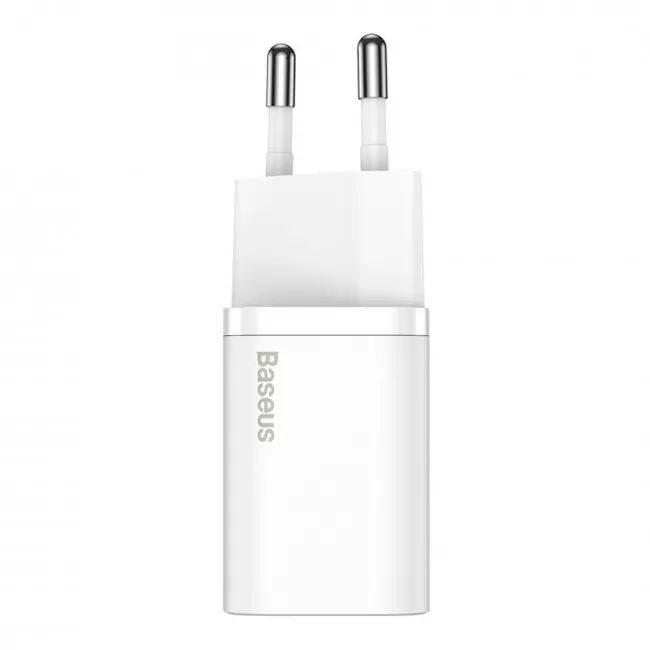 Зарядное устройство Baseus Super Silicone PD Charger 20W Type-C White (CCSUP-B02)(306960003)