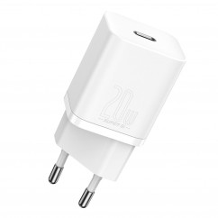 Зарядное устройство Baseus Super Silicone PD Charger 20W Type-C White (CCSUP-B02)(306960003)