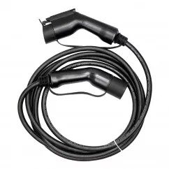 Зарядный кабель HiSmart для электромобилей Type 1 - Type 2, 32A, 7.2кВт, 1 фазный, 5м (EV200009)