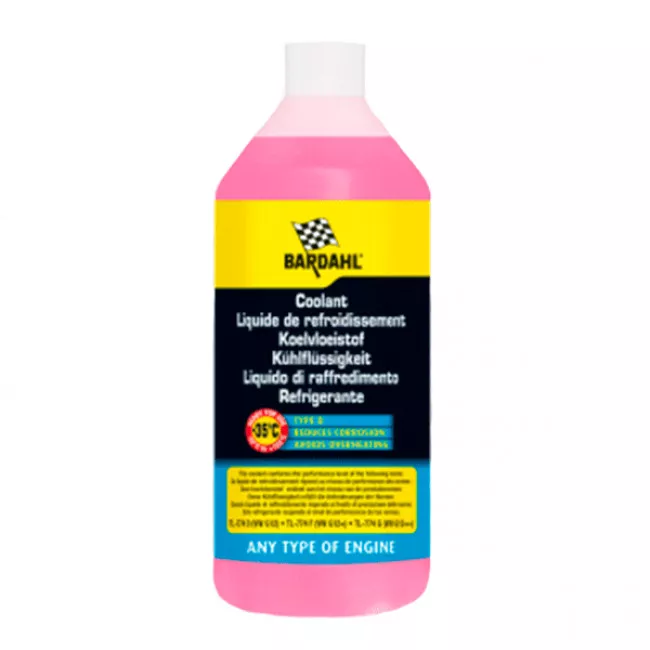 Антифриз Bardahl Liquide De Refroidissement Rouge G12+ 35°C красный 1л (8511)