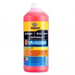 Антифриз Bardahl Red Antifreeze-Antigel Rouge G12+ -80°C красный 1л