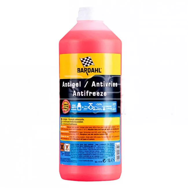 Антифриз Bardahl Red Antifreeze-Antigel Rouge G12+ -80°C красный 1л (7111R) Антифриз Bardahl Red Antifreeze-Antigel Rouge G12+ -80°C красный 1л (7111R)