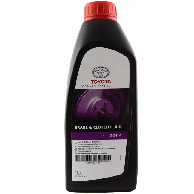 Тормозная жидкость Toyota Brake & Clutch Fluid DOT 4 1л (0882380112)