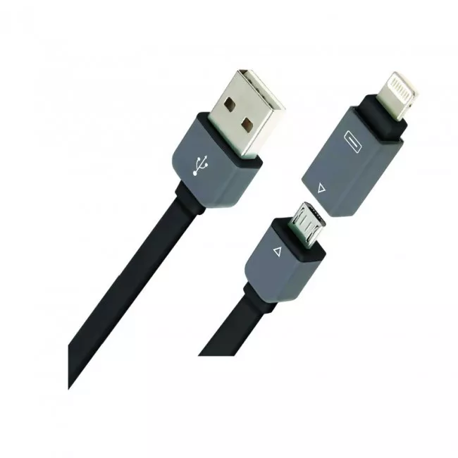 Кабель резиновый ZARYAD (черный, micro USB) (227644) Кабель резиновый ZARYAD (черный, micro USB) (227644)