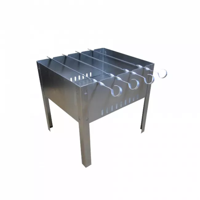 GreenGard Мангал разборной + 4 шампура 450х10х0,8 (820305)