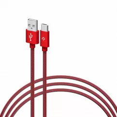 Кабель синхронизации INTALEO CBGPLT1 USB Type-C 1м (красный) (477690)