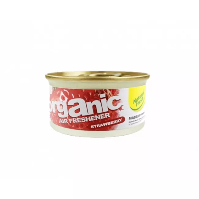 531260 Ароматизатор Organic Can PURE Strawberry 42 g (дерево в металевій баночці)