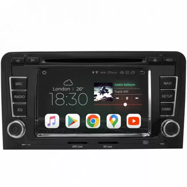 Gazer CM5007-8P автомобільна Мультимедійна система для Audi A3 2003-2008