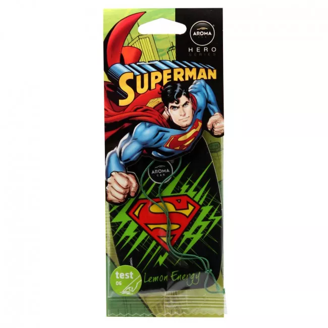 Ароматизатор Aroma Car Superman лимон (927719)