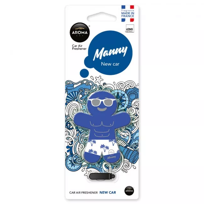 Ароматизатор Aroma Car Manny NEW CAR (929966)