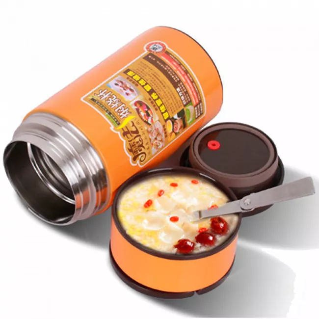 MINDO Термос для еды 800мл оранжевый 000548