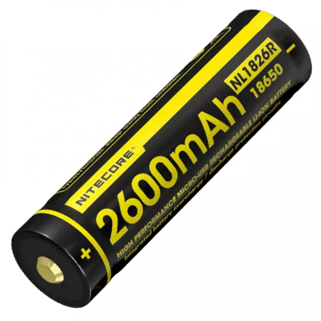 Акумулятор 18650 (2600mAh) Nitecore NL1826R (6-1020-r)