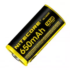 Аккумулятор RCR123A (650mAh) Nitecore NL1665R (6-1022-r)