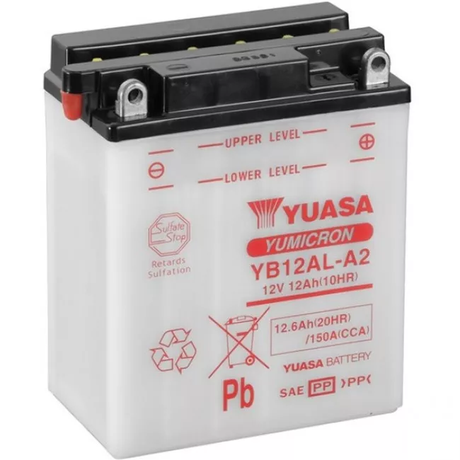 Мото акумулятор YUASA 6СТ-12Ah АзЕ (YB12AL-A2)