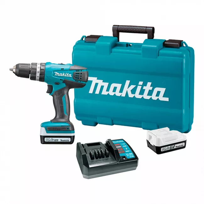 Аккумуляторный ударный шуруповерт Makita HP 347 DWE (HP347DWE)