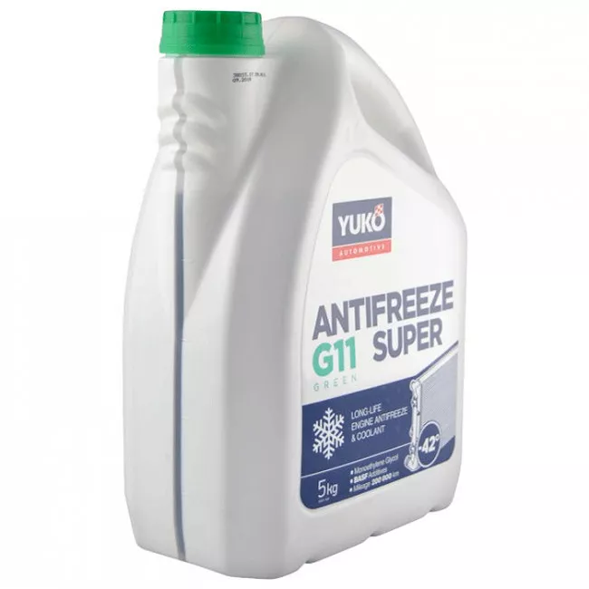 Антифриз Yuko Super G11 -40°C зелений 5л (4820070244496)