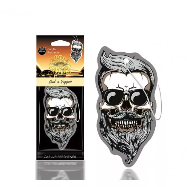 Ароматизатор Aroma Car Dia De Los Muertos Oud & Pepper Skull 831204
