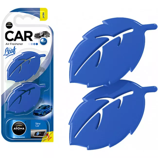 Ароматизатор Aroma Car Leaf Mini 2x3D Нова машина (831358)