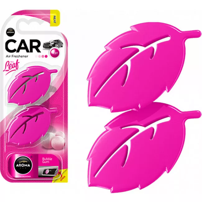 Ароматизатор Aroma Car Leaf Mini 2x3D Жевательная резинка (831303)