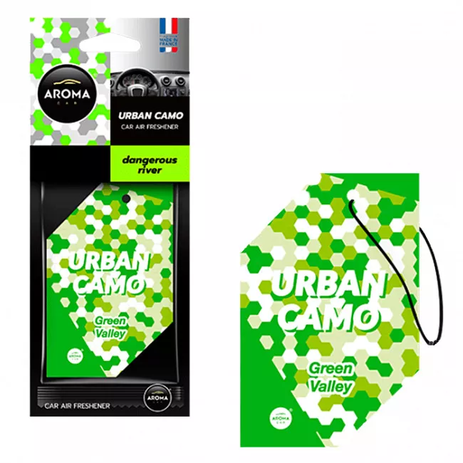 Ароматизатор AROMA CAR Urban Camo зеленая долина (831655) Ароматизатор AROMA CAR Urban Camo зеленая долина (831655)