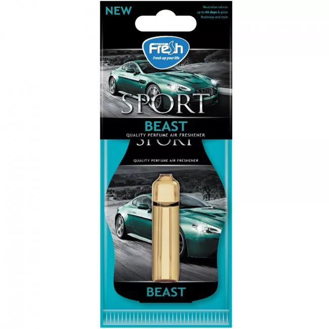 Ароматизатор рідкий FRESH WAY "Sport Ampule" Beast 4,5 мл (40751596/817128)
