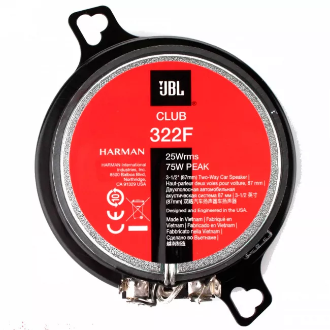 Автоакустика JBL Club 322F