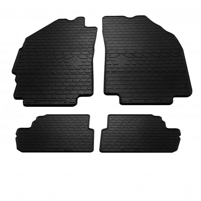 Автоковрики Stingray DAEWOO Matiz M300 09-/Chevrolet SparkM300 09-/RAVON R2 15- 4шт черные (1005044)