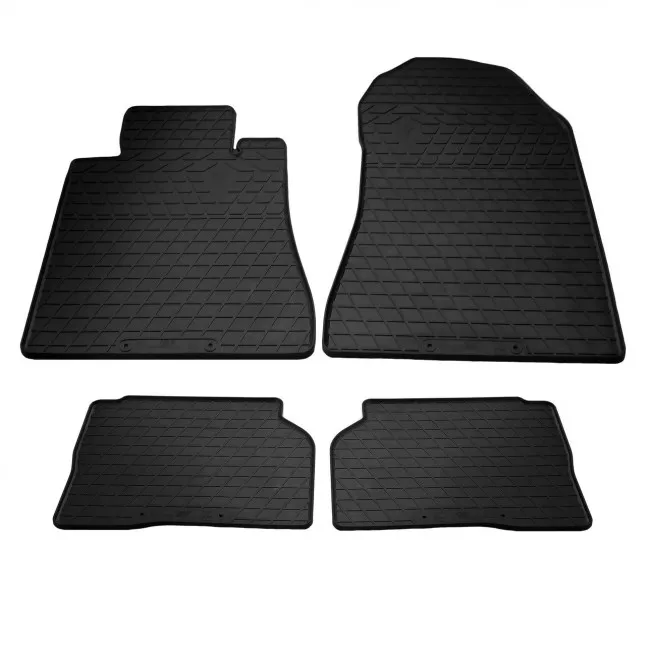 Автоковрики Stingray MERCEDES BENZ W140 S 91- (design 2016) 4шт черные (1012414)