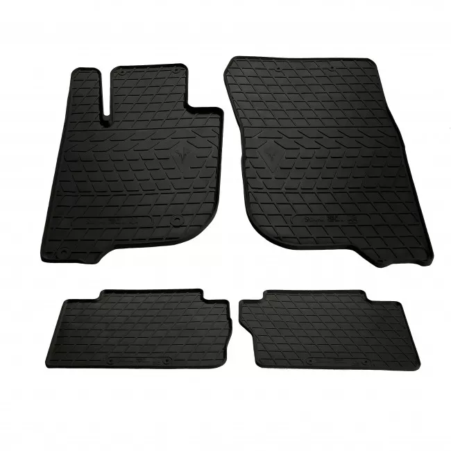 Автоковрики Stingray MITSUBISHI Pajero Sport III 15- (design 2016) 4шт черные (1013094)