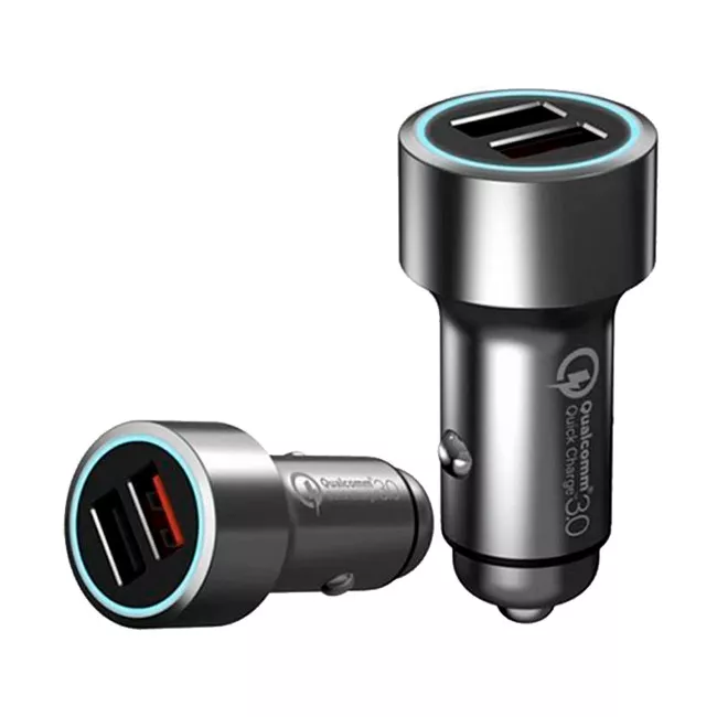 Автомобильное зарядное устройство Xiaomi 70mai Dual USB Car QC3.0 Charger (Midrive CC02)
