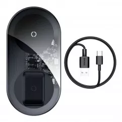 Беспроводное зарядное устройство Baseus Simple 2in1 18W Pro