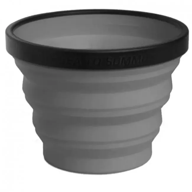 Чашка складная Sea to Summit X-Cup (0,25л), серая (89-1011-grey) Чашка складная Sea to Summit X-Cup (0,25л), серая (89-1011-grey)