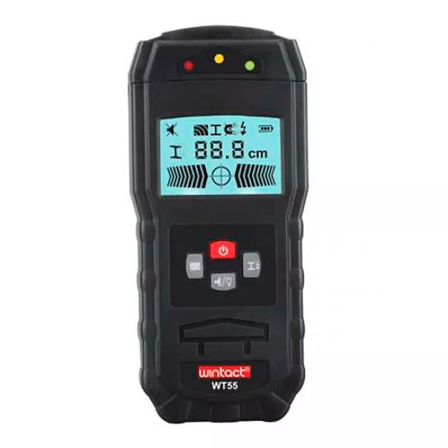 Детектор прихованої проводки, дерева, металу WT55 WINTACT (WT55) Детектор прихованої проводки, дерева, металу WT55 WINTACT (WT55)