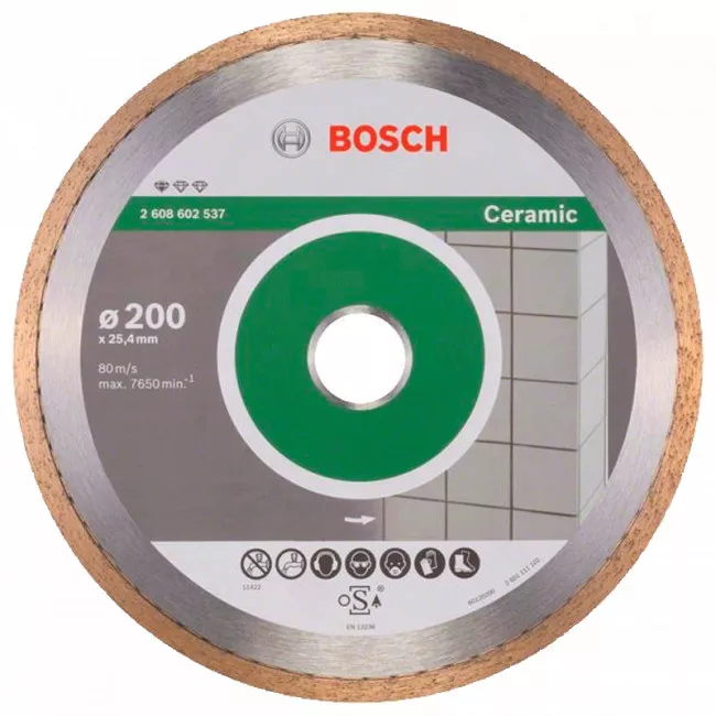 Диск алмазный Bosch Standard for Ceramic200-25.4 (2.608.602.537) Диск алмазный Bosch Standard for Ceramic200-25.4 (2.608.602.537)