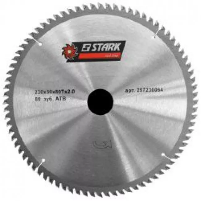 Диск пильный Stark T.C.T. SAW BLADE 160мм, Z60 (257160026) Диск пильный Stark T.C.T. SAW BLADE 160мм, Z60 (257160026)