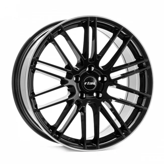 Диск Rial Kibo R17 W7,5 PCD5x108 ET47 DIA70,1 (diamond-black lip polished)